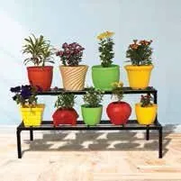 Pots Stand Of Iron Frame Two Step Iron Stand view 5