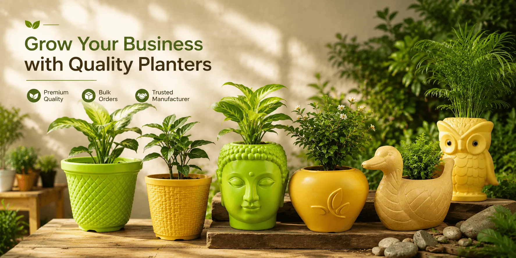 Bulk & OEM Plastic Planters
